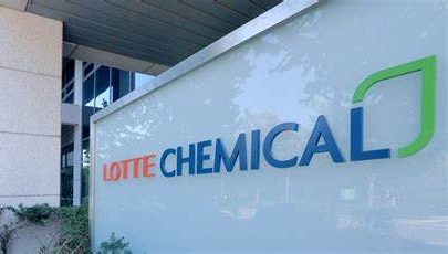 The sign in front of a Lotte Chemical building
